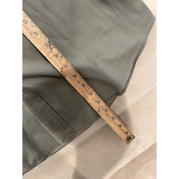 Ralph Lauren Mens XL Blake Silk Green Long Sleeve Button Down Shirt - Picture 7 of 8